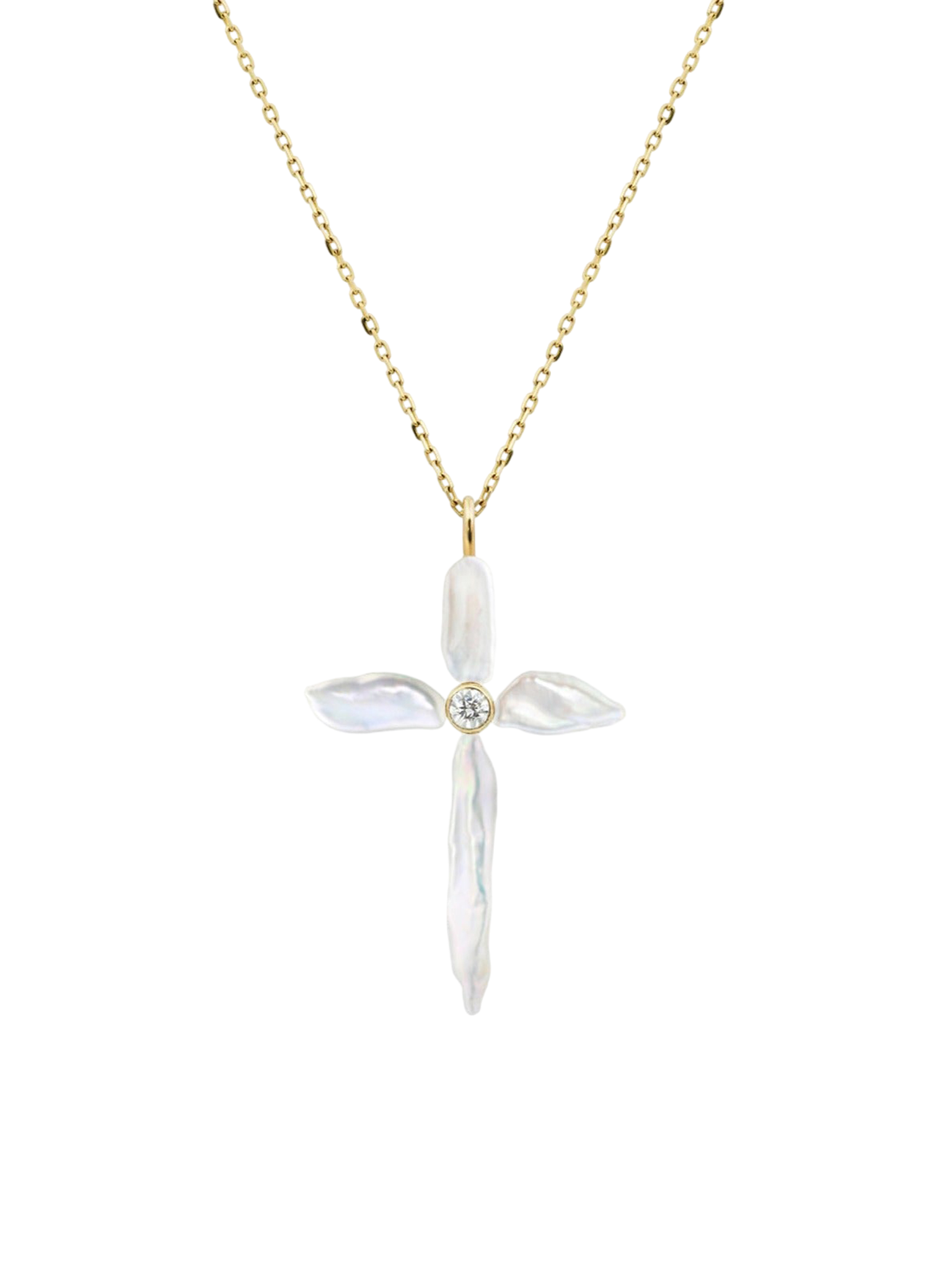 Divina Pearl Cross Pendant (Refurbished)